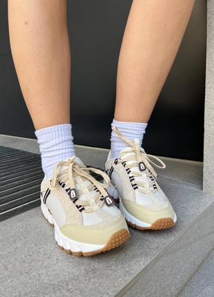 Nike humara x jacquemuse жіночі бежеві кросівочки демісезон топ якість женские кроссовки найки беж люкс качество5 фото