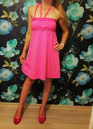 Розовое платье в белый горох #victoria's secret #оригинал