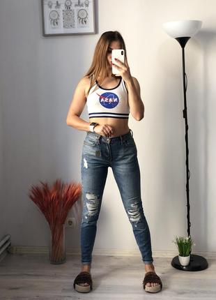 Джинсы boyfriend denim co