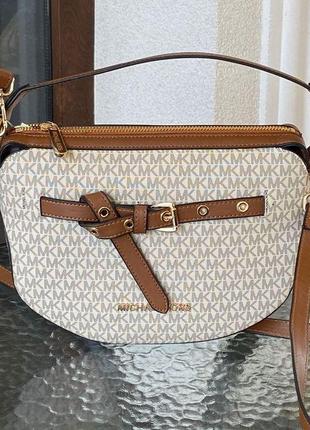 Женская сумка майкл корс слоновая кость michael kors dover ivory