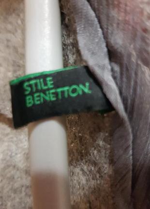 Benetton. шерстяное платье на запах. xs4 фото