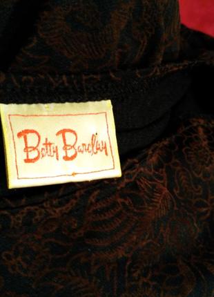 Кофточка с коричневым рисунком и длинным рукавом. betty barclay4 фото