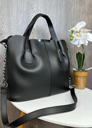 Женская сумка на плечо эко кожа люкс качество. модная сумочка для женщин классическая4 фото