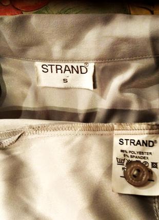 Женская рубашка-туника св.-серого цвета. strand4 фото