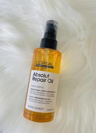 L'oreal professionnel absolut repair oil. відновлювальна олія для пошкодженого волосся.2 фото