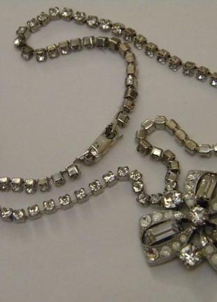 Винтажное колье бижутерия чехословакия №510