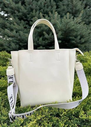 Стильная женская сумка на плечо качественная экокожа, женская сумочка вместительная мягкая2 фото