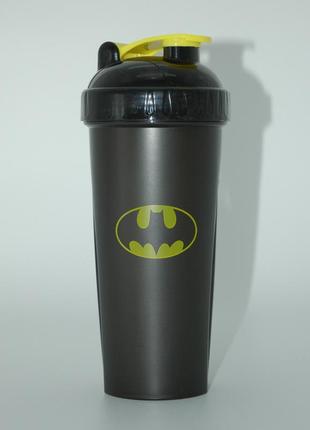 Спортивный шейкер batman 600 мл чёрный (lhb-5277)