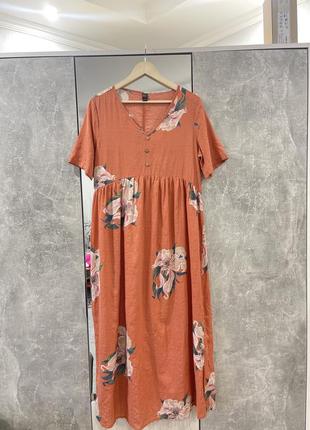 Красивое платье 100% cotton