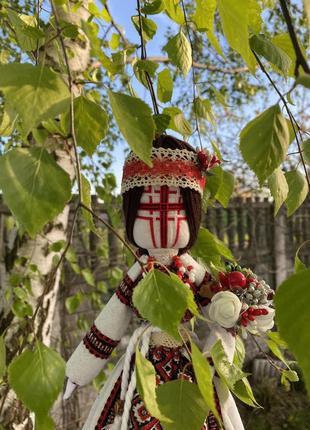 Лялька українка, лялька ручної роботи, сувенірна лялька, лялька подарунок, лялька інтер'єрна,6 фото
