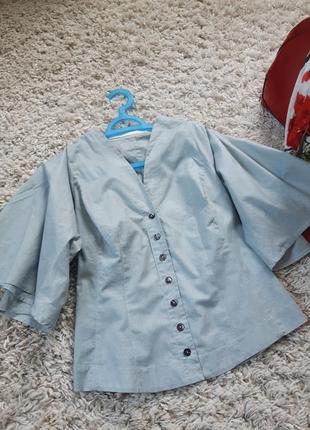 Шикарная нежная хлопковая блуза  от paradis des innocents  , p. 363 фото