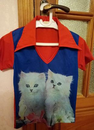 Футболка с котятами