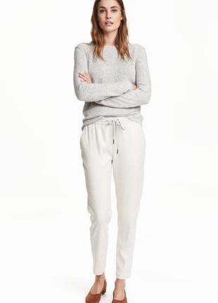 1, женские брюки джоггеры легкие h&m  размер euro 40 (наш 44-48)  летние3 фото
