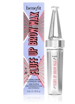 Прозорий віск для моделювання брів benefit fluff up brow wax 3 ml