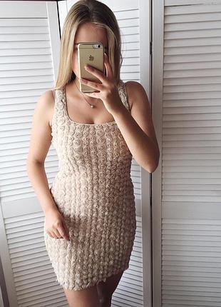 Шикарное платье в цаеты от zara