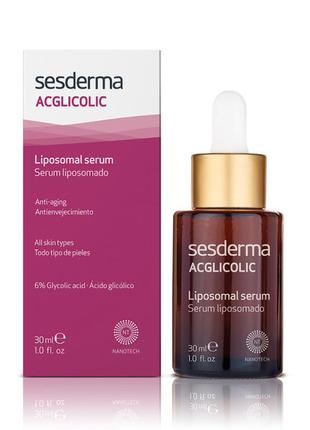 Липосомальная сыворотка sesderma acglicolic liposomal serum 30 мл