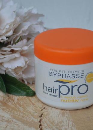 Маска питательная для сухих волос - byphasse hair mask pro nutritivнцe