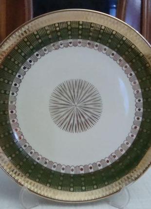 Красивая антикварная тарелка фарфор бавария германия №д117 фото