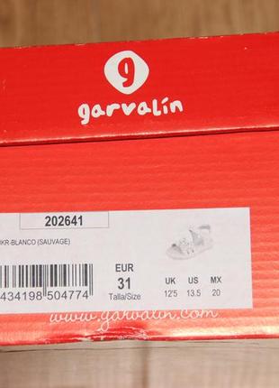Детские босоножки garvalin 31 р. гарвалин кожаные новые4 фото