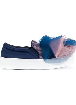 Сникерсы joshua sanders tulle sneakers