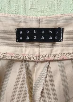 Красиві жіночі брюки в смужку bruuns bazaar, р. 407 фото