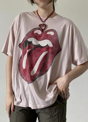 Футболка мерч the rolling stones от h&amp;m1 фото