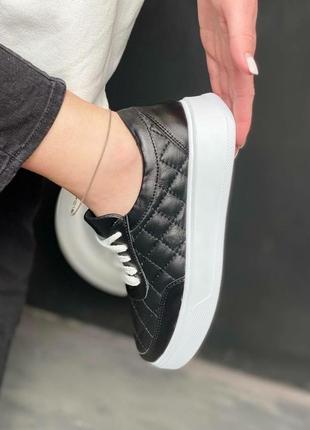 Жіночі кросівки натуральна шкіра білі чорні бежеві2 фото