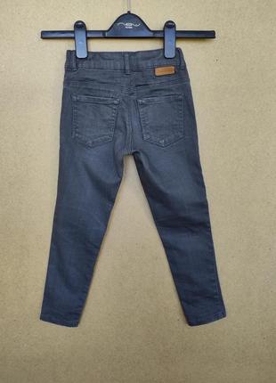 Мягкие джинсы скини стрейтч skinny zara оригинал р. 5-6лет рост 116см