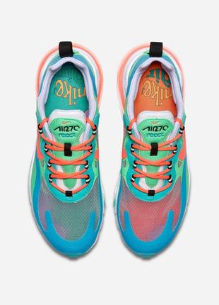 Кроссовки nike air max 270 react psychedelic movement ботинки jordan react 720 tn