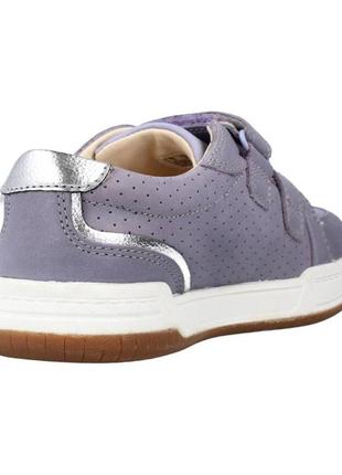 Кожаные ботинки clarks fawn solo k light blue2 фото