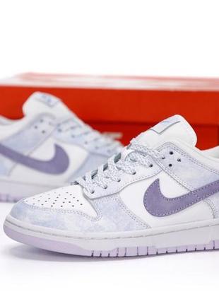 Женские кроссовки nike sb dunk low purple2 фото