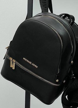 Рюкзак женский черный michael kors patterned total black