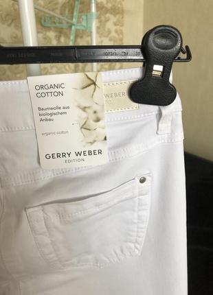 Брюки gerryweber укороченные из эластичного хлопка8 фото