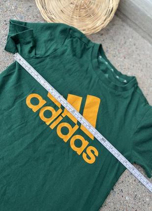 Футболка зеленая adidas оригинал5 фото