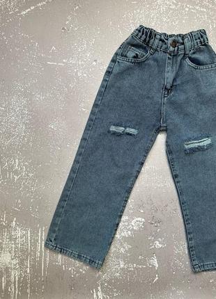 Новые джинсы на девочку 122-128 см