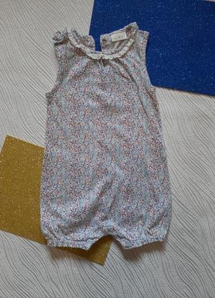 Ромпер 9-12 мес, песочник боди человечек