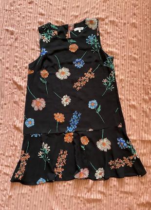 Плаття сукня сарафан трапеція в квітковий принт