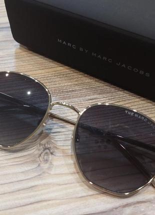 Металлические женские очки в цвете gold  434/s j5g90 от  marc jacobs!3 фото