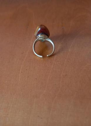 Винтажное кольцо, художественное стекло4 фото