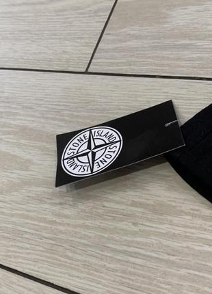 Панама чоловіча stone island/ стон ісланд у чорному кольорі на весну, літо 57-59 нова панамка3 фото