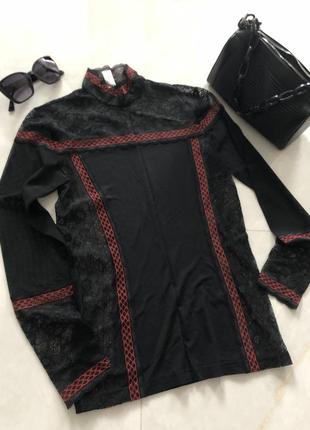 Гольф, водолазка, гольфик ажурный, s