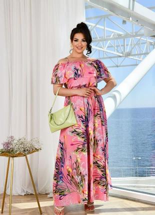 Нежный и волшебный сарафан макси, платье-сарафан