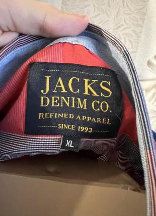 Рубашка jack denim co., refined apparel, since 1993, xl — цена 200 грн в  каталоге Рубашки ✓ Купить мужские вещи по доступной цене на Шафе | Украина  #122695326