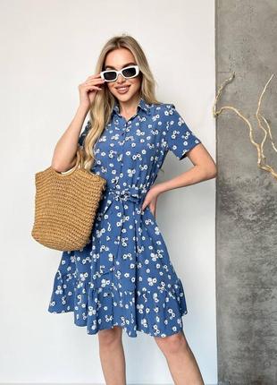 Приталена сукня весна/літо (розміри 42, 44, 46, 48)