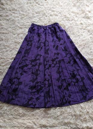 Шифонована спідниця пліссе