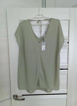 Брендовая новая красивая блуза-туника р.14-16.1 фото
