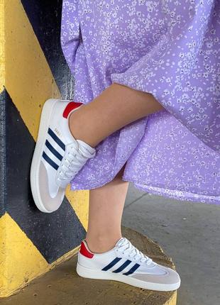 Женские  кожаные кроссовки adidas samba 🆕 кеды адидас самба7 фото