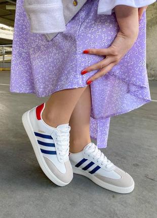 Женские  кожаные кроссовки adidas samba 🆕 кеды адидас самба3 фото