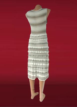 Нежное вискозное платье rodika zanian тончайшей вязки. размер s.2 фото
