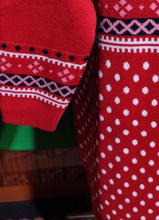 Новогоднее платье свитер esmara, размер м (на бирке указан s)5 фото